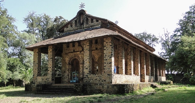 ‏‏מבנה כנסיית דברה ברהאן סלאסי בגונדר