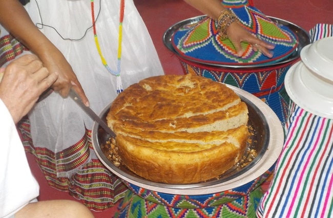 עוגה אתיופית מסורתית שעשויה מטף